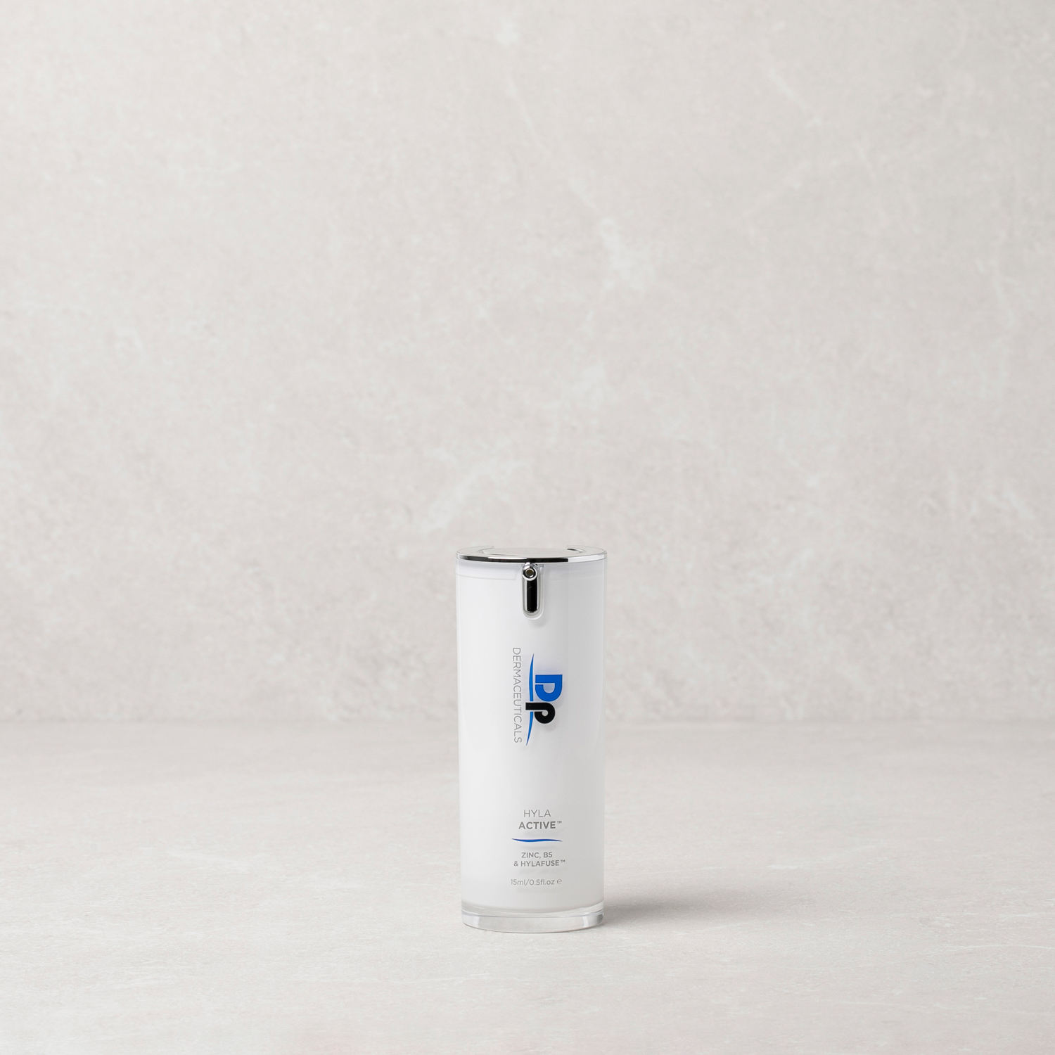 Dp Dermaceuticals Hyla Active product in front of grey background