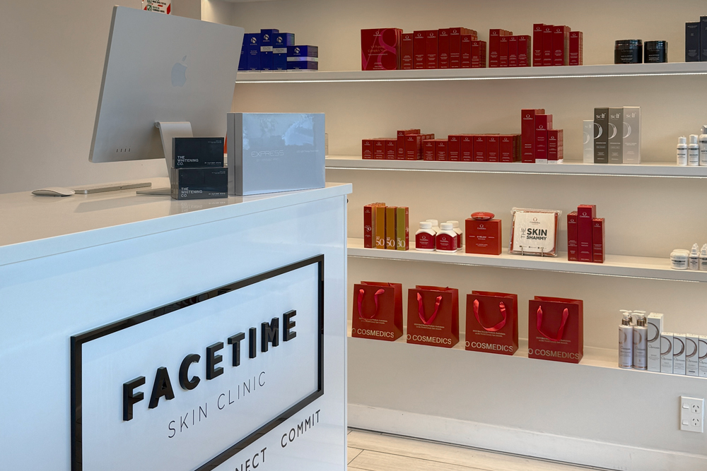 Interior of FaceTime Skin Clinic