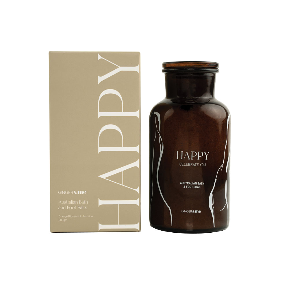 GINGER&ME Bath & Foot Soak Happy product image with box