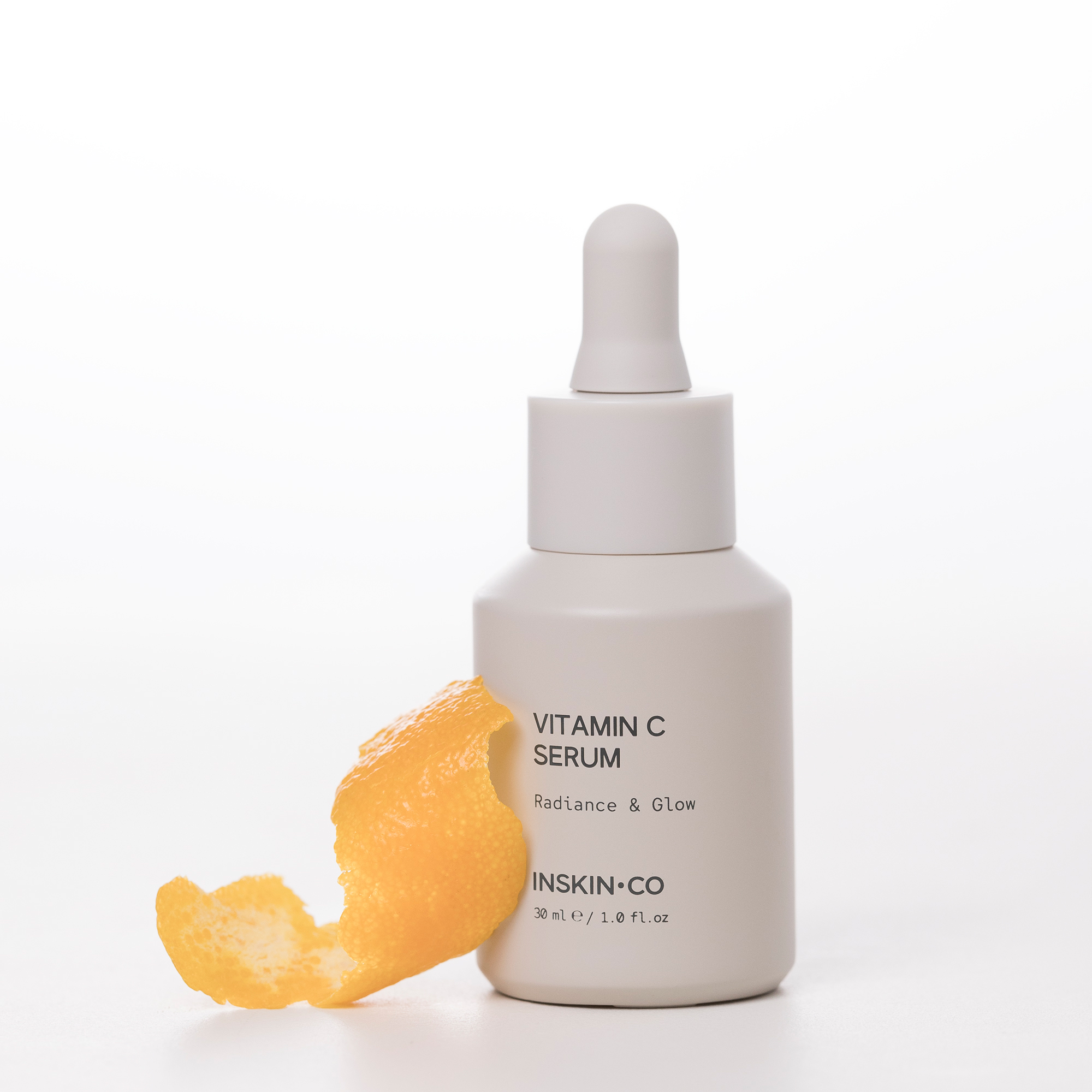 INSKIN.CO Vitamin C Serum product with orange peel