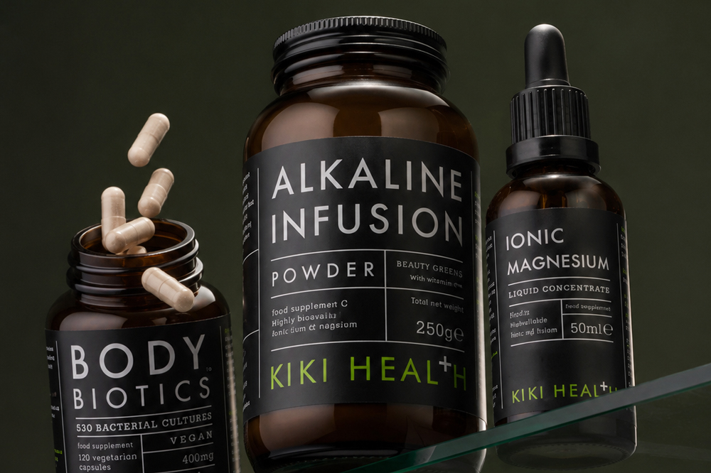KIKI Health products lined up on shelf
