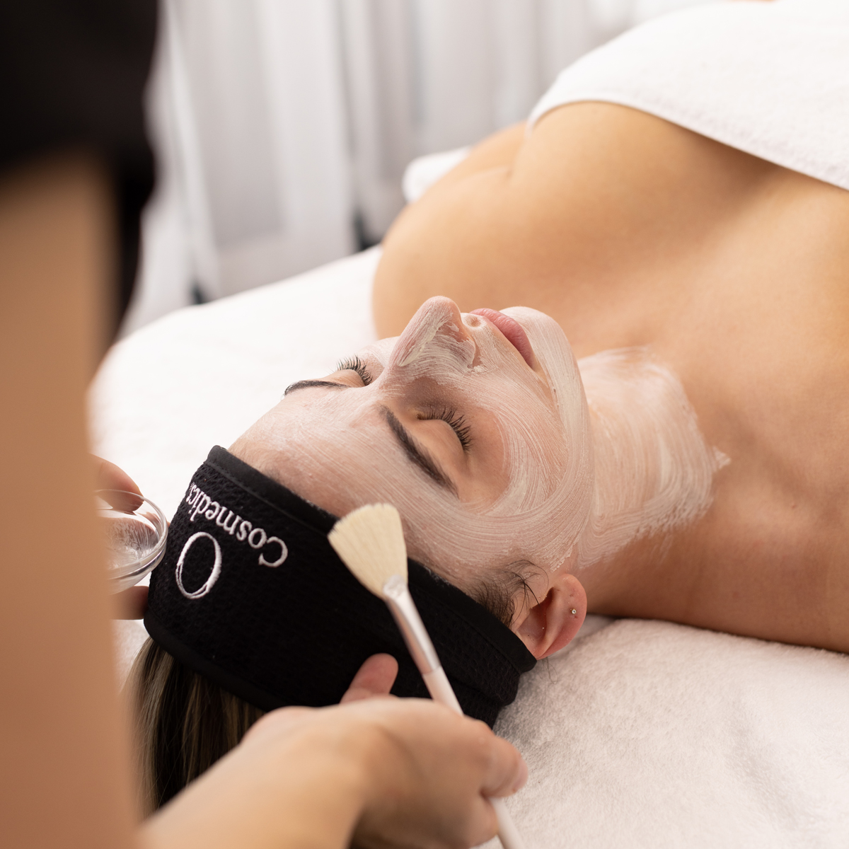 Lady receiving O COSMEDICS Pro Dermal Active Treatment