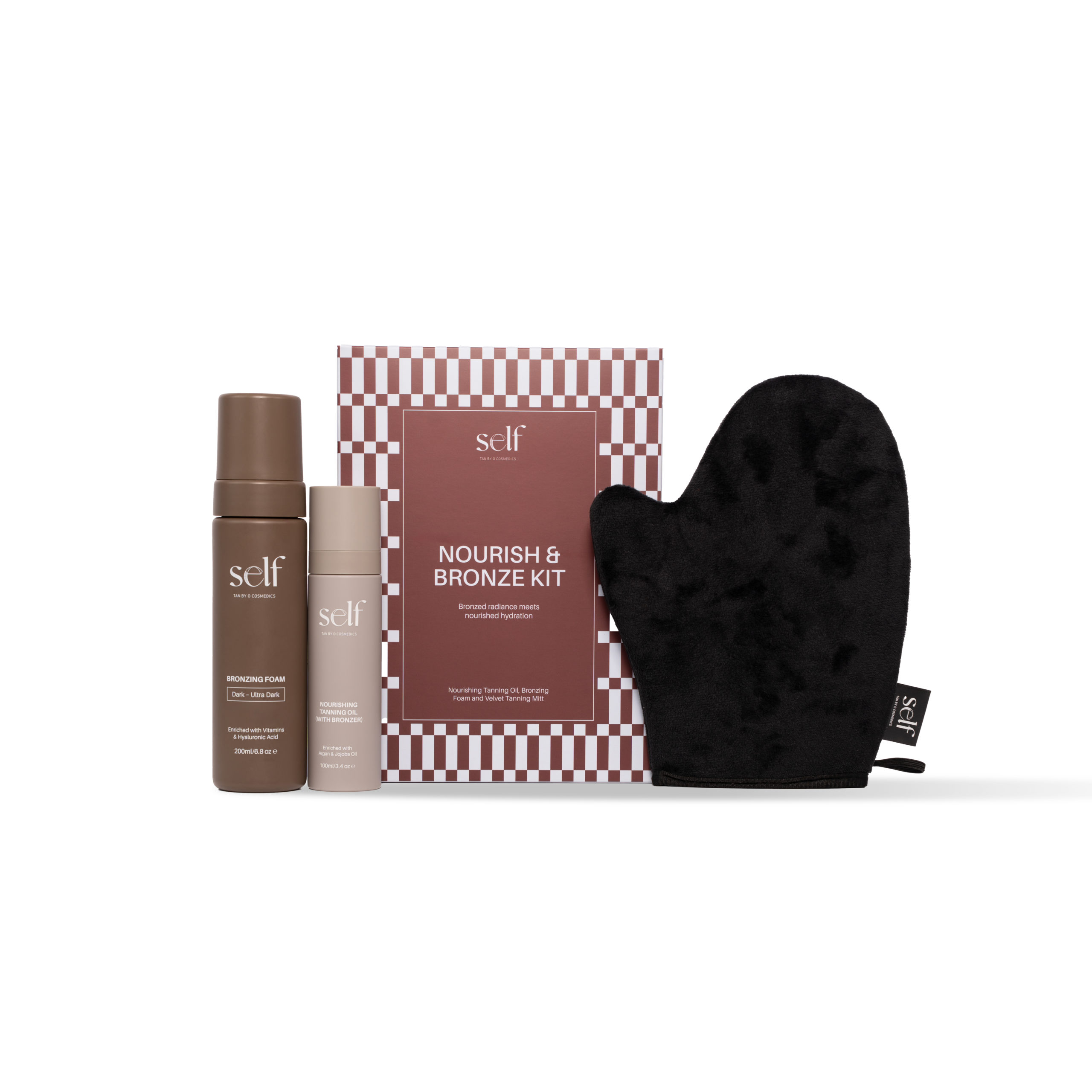 SELF Tan Nourish Bronze Kit Dark Ultra Dark product image