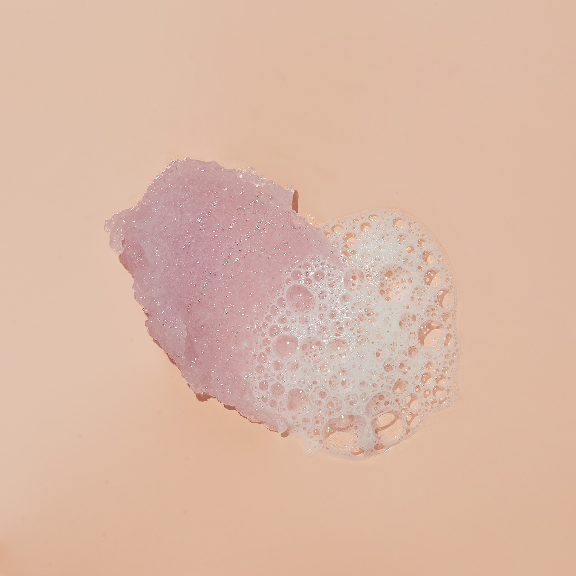 VOESH Sugar Scrub + Bubble Wash Lavendar Land product texture swatch